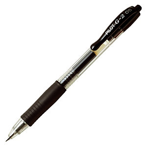 2 stylos-bille Pilot G2-07 coloris noir