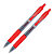 2 stylos-bille Pilot G2-07 coloris rouge - 1