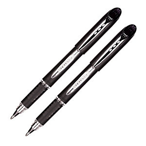 2 stylos-bille Uni-ball Jetstream coloris  bleu