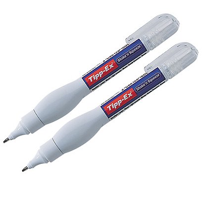 2 stylos correcteurs liquides Tipp-Ex Shake'n squeeze 8 ml - 1