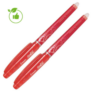 2 stylos rollers Frixion Ball Point coloris rouge
