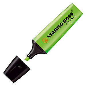 2 surligneurs Stabilo Boss Original coloris vert