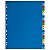 2 x 20 intercalaires alphabétiques Elba format maxi A4 polypro 12/100e - 1