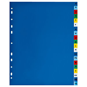 2 x 20 intercalaires alphabétiques Elba format maxi A4 polypro 12/100e