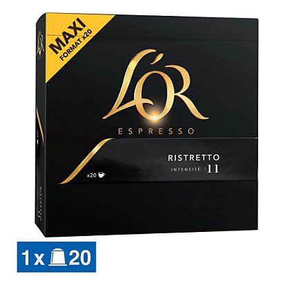20 capsules de café L'Or EspressO Ristretto - 1