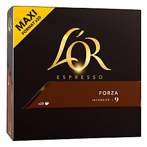 20 koffie capsules L'Or EspressO Forza 20 koffie capsules L'Or EspressO Forza