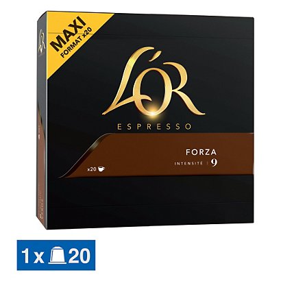 20 koffie capsules L'Or EspressO Forza - 1