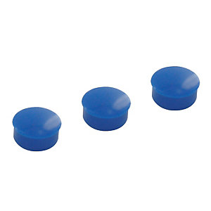 20 ronde magneten Ø 15 mm blauw