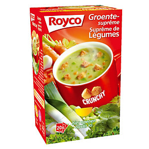 20 sachets Soupe Royco Suprême de légumes Crunchy