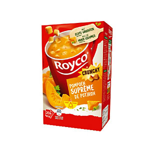20 sachets Soupe Royco Suprême de potiron Crunchy