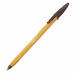 20 stylos-bille Bic Orange coloris noir