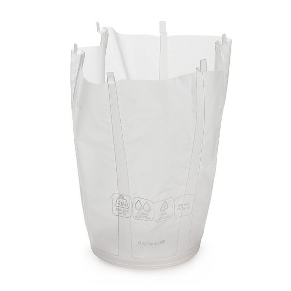 20 tasche d'acqua per fiori con struttura integrata 10x21cm - 1