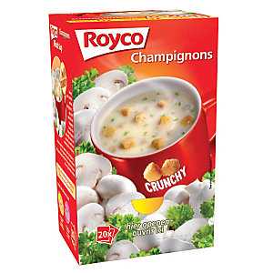 20 zakjes Royco champignons met korstjes