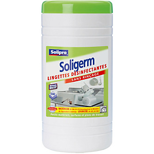200 lingettes désinfectantes HACCP Soligerm de Solipro 200 lingettes désinfectantes HACCP Soligerm de Solipro