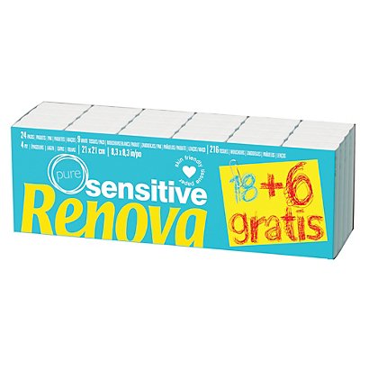 24 etuis van zakdoeken Renova Sensitive - 1