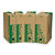 25 boites archives Raja, dos 10 cm, jusqu'à 15 kilos, certification FSC, coloris brun/vert - 3