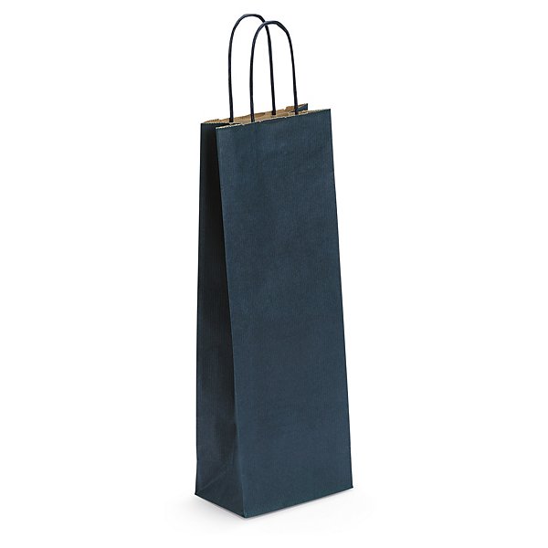 25 buste shopper in kraft verdi per 1 bottiglia - 5
