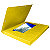 25 kaften met elastiek Cartobox 5/10e rug 2.5 cm kleur geel - 1