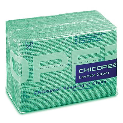 25 lavettes non-tissé ChicopeeCHICOPEE® Super vertes