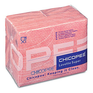 25 roze non-woven vaatdoeken Super Chicopee