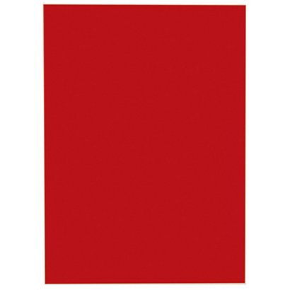 250 sous-chemises Raja, 60G, coloris pastel rouge, 22 x 31 cm - 1