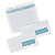 250 enveloppes C5 extra blanches Clairefontaine à bande protectrice 162 x 229 mm avec fenêtre 45 x 100 mm vélin 90 g - 1