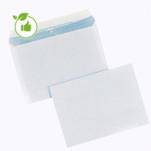 250 enveloppes C5 extra blanches Clairefontaine à bande protectrice 162 x 229 mm sans fenêtre vélin 90 g 250 enveloppes C5 extra blanches Clairefontaine à bande protectrice 162 x 229 mm sans fenêtre vélin 90 g