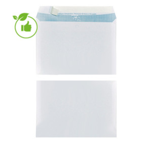 250 enveloppes DL extra blanches Clairefontaine à bande protectrice 110 x 220 mm sans fenêtre vélin 90 g 250 enveloppes DL extra blanches Clairefontaine à bande protectrice 110 x 220 mm sans fenêtre vélin 90 g