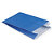 250 sacchetti regalo in carta kraft blu 12x19x4,5cm - 1