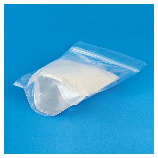 250 Standbodenbeutel mit Druckverschluss (transparent) (100 µ), Inhalt 500 ml - 6