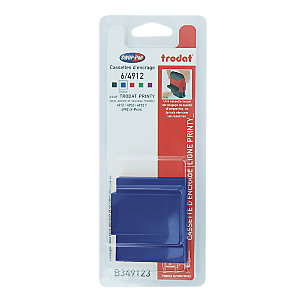 3 blauwe inktnavullingen Trodat Xprint 4912 commerciële formule, blisterverpakking
