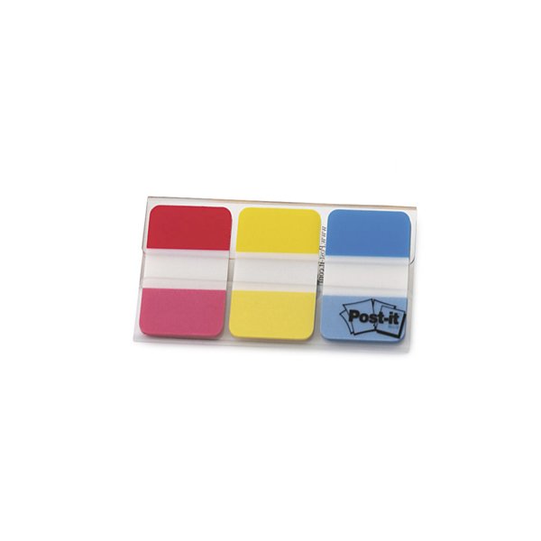 3 blocchetti da 22 segnapagina rigidi post it Index Strong colori pastello - 2