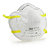 3 M Masque anti poussière coque FFP1 - sans soupape - Blanc - lot de 20 - 1