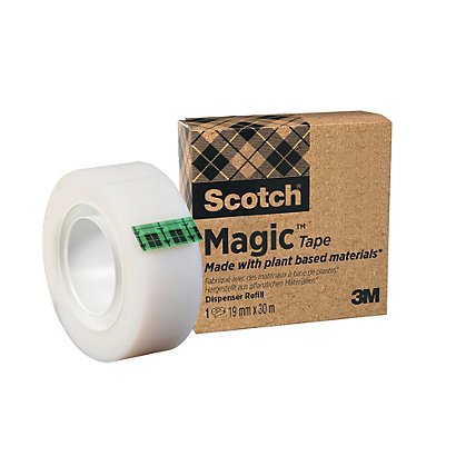 3 onzichtbare plakbanden 19 mm x 30 m Scotch® Magic   900, per set - 1