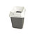 30 litre recycling bin, non-recyclable waste graphic, grey - 2