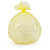 30 rotoli da 10 sacchi spazzatura gialli in plastica riciclata 20 micron 70x110cm capacità 110 litri - 3