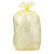 30 rotoli da 10 sacchi spazzatura gialli in plastica riciclata 20 micron 70x110cm capacità 110 litri - 1