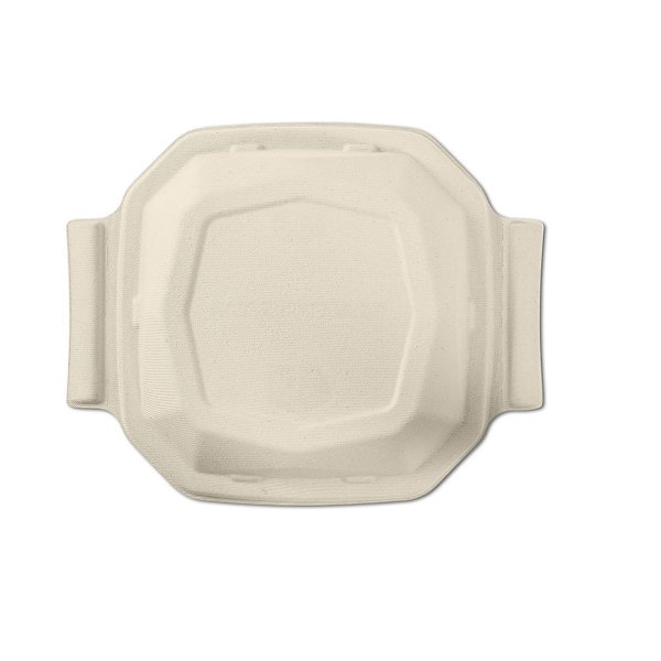 300 coperchi biodegradabili e compostabili per vaschette insalata capacità 65 cl - 2