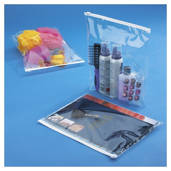 300 sacchetti polipropilene con chiusura a cursore 75 micron 25x17cm - 5