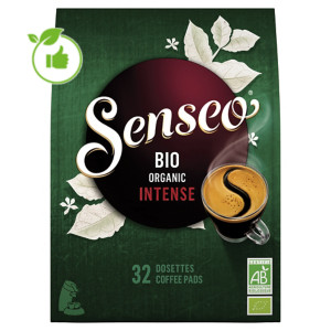32 dosettes de café SENSEO® Intense BIO Organic