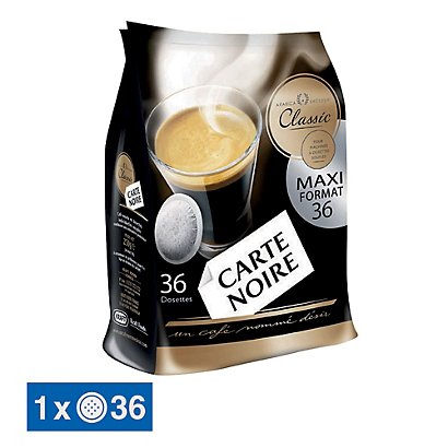 36 dosettes de café Carte Noire Classic - Café en dosette, en capsule