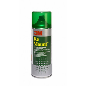 3M™ Colle adhésive non permanente ReMount™ sous forme de spray aérosol 400 ml