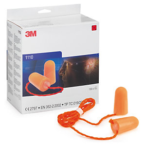 3M corded disposable earplugs