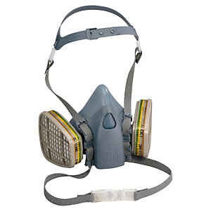 3M Demi-masque respiratoire 7500 - Gris