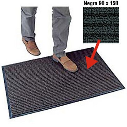 3M™ Nomad™ 45 Alfombrilla Aqua textil negro (90 X 150 cm) - 1