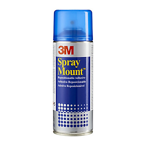 3M™ SprayMount™ Pegamento adhesivo permanente en aerosol 400 ml transparente 3M™ SprayMount™ Pegamento adhesivo permanente en aerosol 400 ml transparente