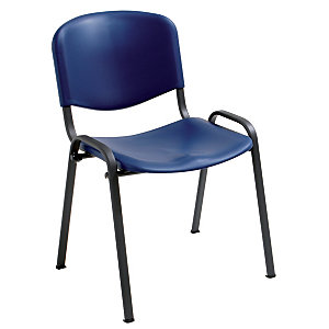 4 blauwe stoelen Joker
