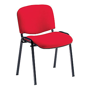 4 rode stoelen Comfort