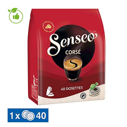 40 dosettes de café SENSEO® Corsé - 1
