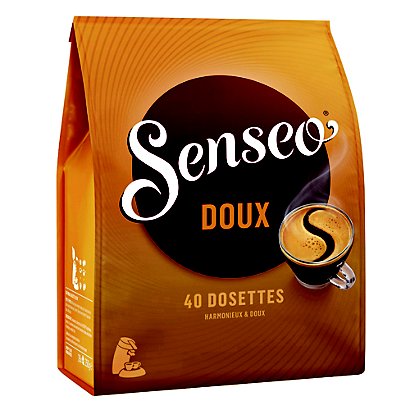 40 dosettes de café SENSEO Doux - Café en dosette, en capsule